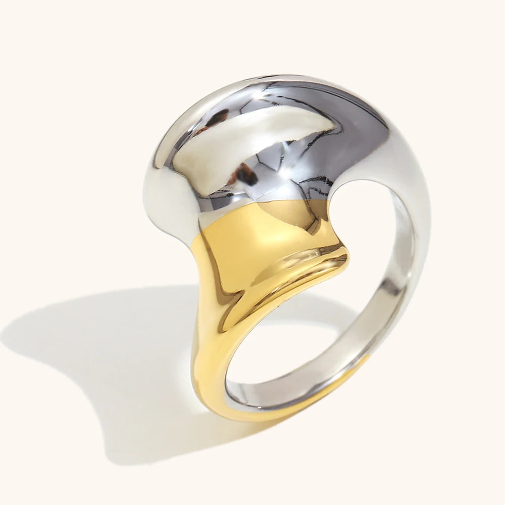 Bague Torsadée Bicolore