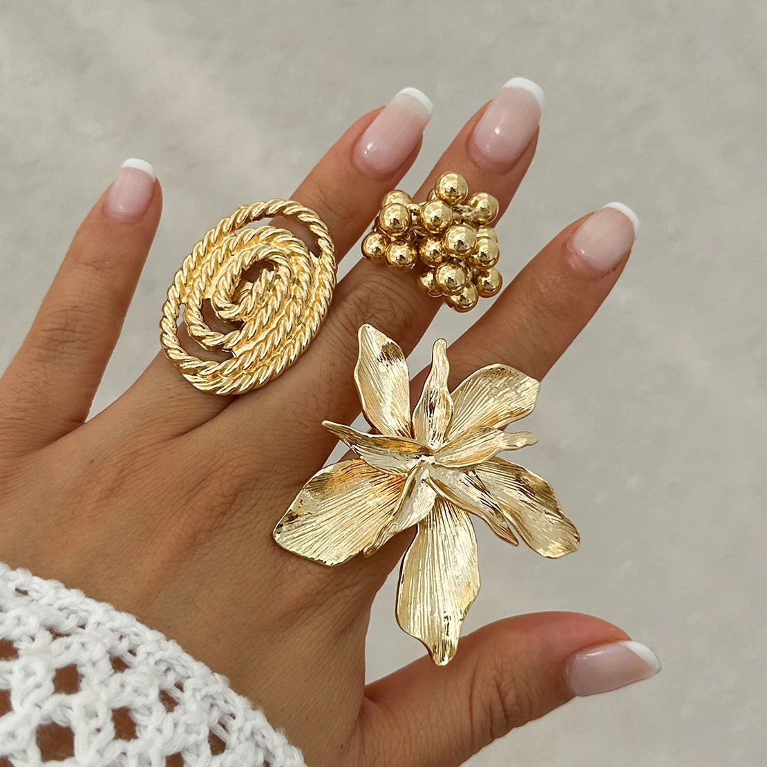 Bague Fleur Vintage