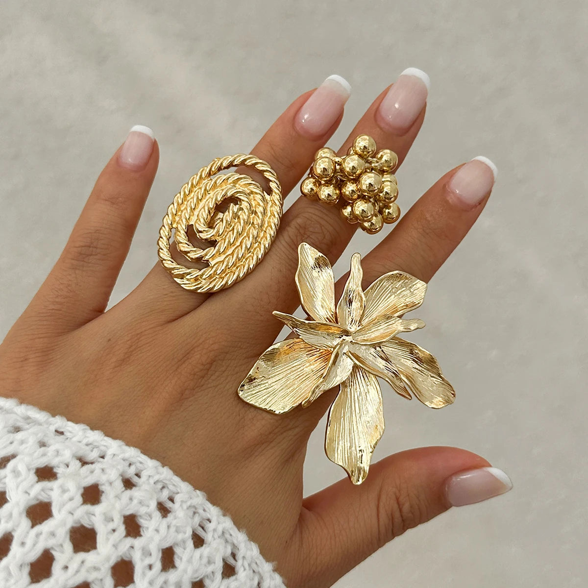 Bague Fleur Vintage