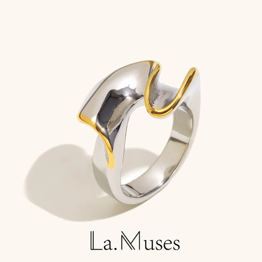 Bague Torsadée Bicolore